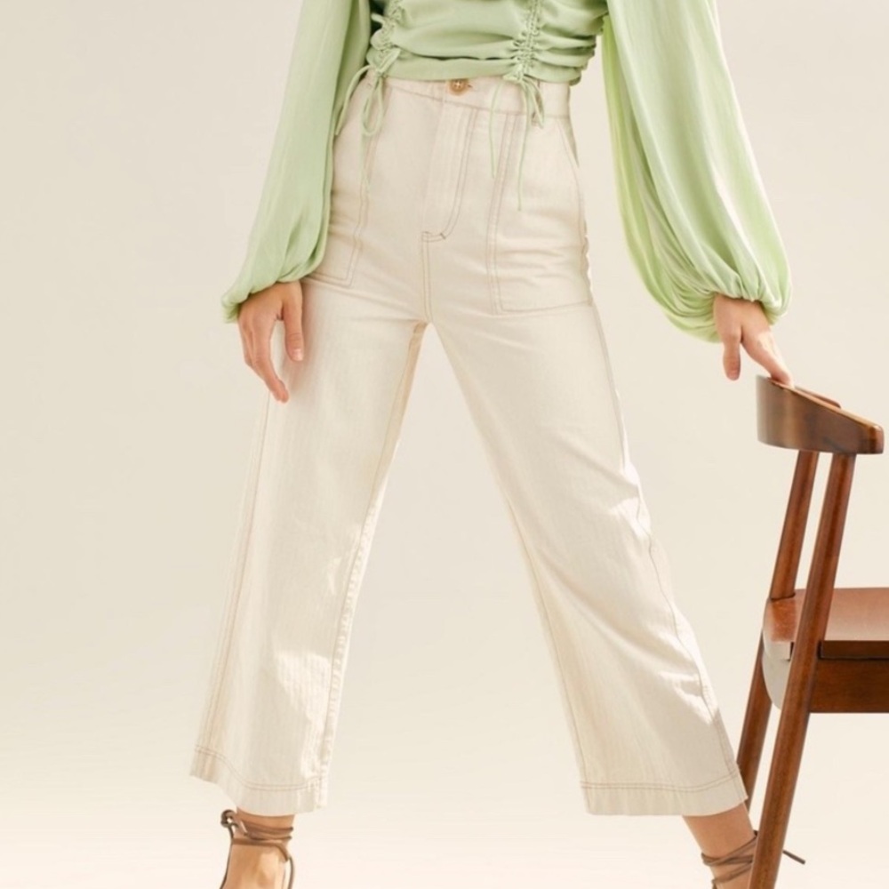 Free People Saturday Sun Straight-Leg Trousers